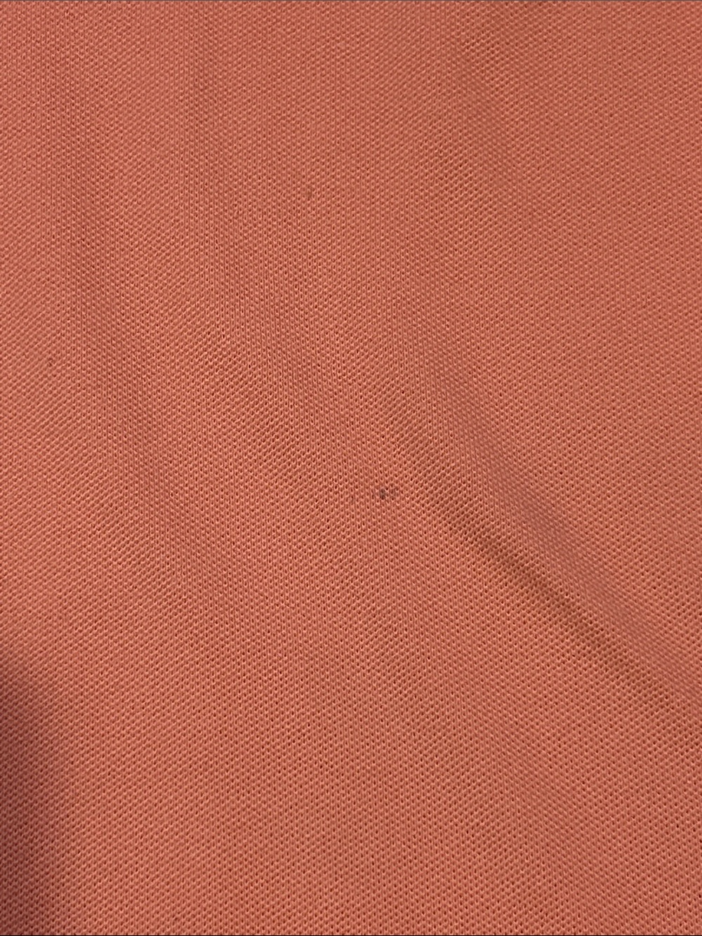 Lacoste Coral Pink Deep V-Neck fitted Polo Shirt Small Striped Collar & Sleeves - Picture 9 of 16